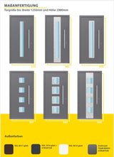 Hochwertige Haustür aus Alu oder Kunststoff bestellen