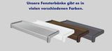 Alu Fensterbank Fensterbänke für innen & außen mit langlebiger Pulverbeschichtung