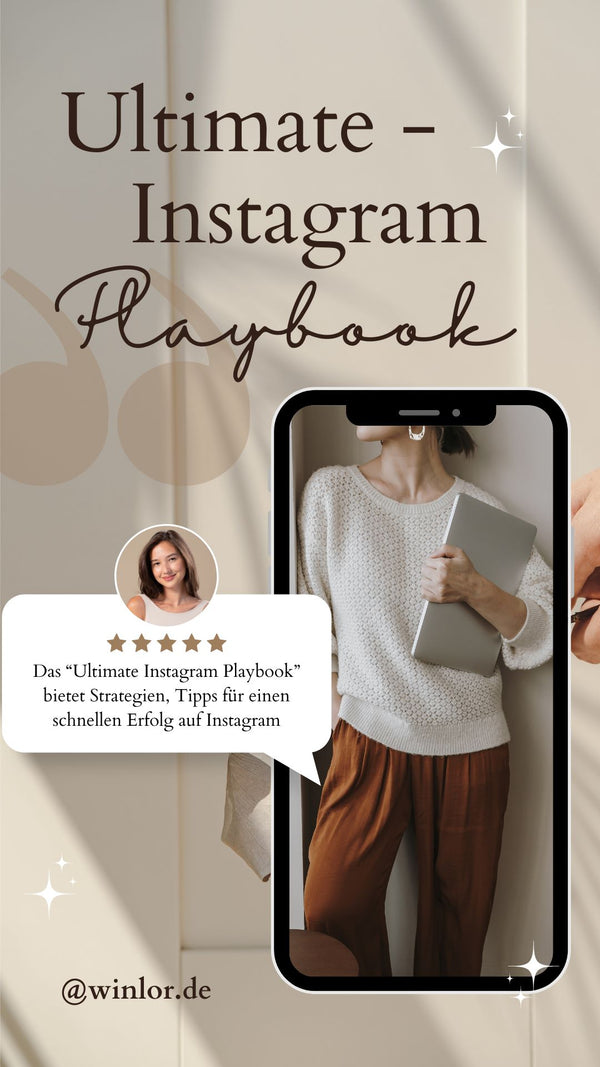 WINLOR - Playbook Instagram Tiktok: Schritt-für-Schritt-Strategie für Dein Online-Business E-Book Onlinekurs