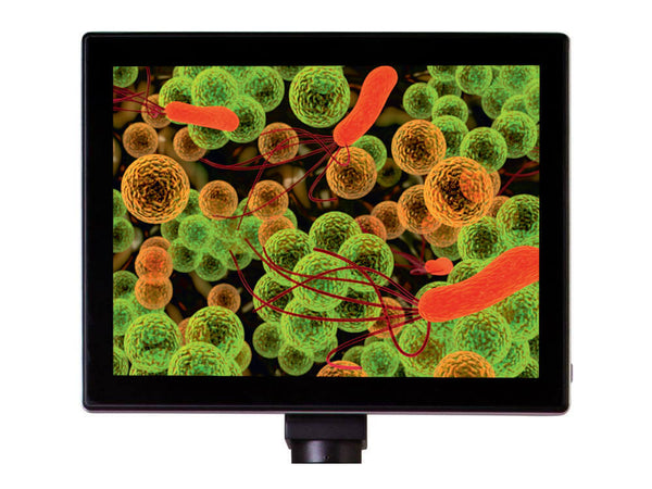 WINLOR - Levenhuk MED 5M Mikroskop-Digitalkamera mit 9,4-Zoll-LCD-Bildschirm
